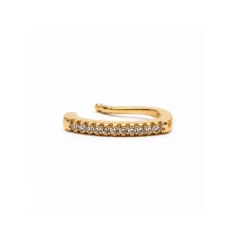 PIERCING FAKE BANHADO A OURO 18K