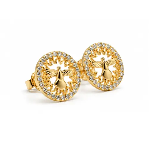 BRINCO DIVINO BANHADO A OURO 18K