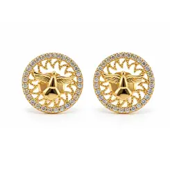 BRINCO DIVINO BANHADO A OURO 18K