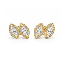BRINCO NAVETE DUPLO BANHADO A OURO 18K