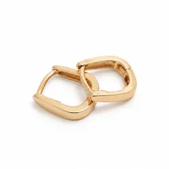 ARGOLA LISA P BANHADA A OURO 18K