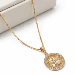 COLAR DIVINO BANHADO A OURO 18K