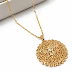 COLAR DIVINO BANHADO A OURO 18K
