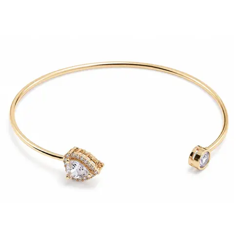 BRACELETE CORAÇÃO BANHADO A OURO 18K