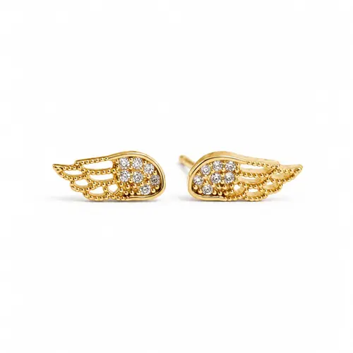 BRINCO ASA BANHADO A OURO 18K