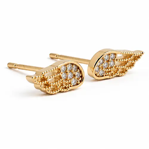 BRINCO ASA BANHADO A OURO 18K