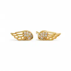 BRINCO ASA BANHADO A OURO 18K