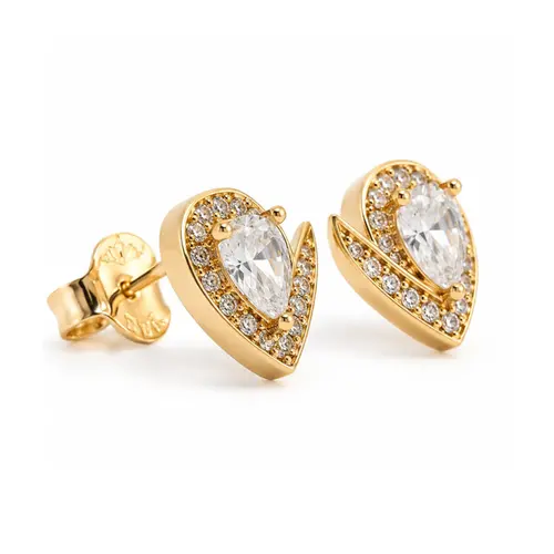 BRINCO GOTA BANHADO A OURO 18K