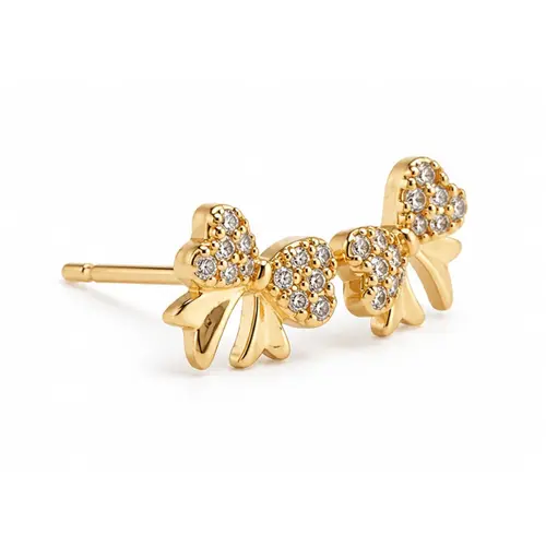 BRINCO LAÇO BANHADO A OURO 18K