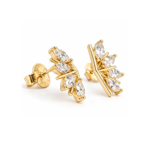 BRINCO CRAVEJADO BANHADO A OURO 18K
