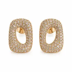 BRINCO CRAVEJADO BANHADO A OURO 18K