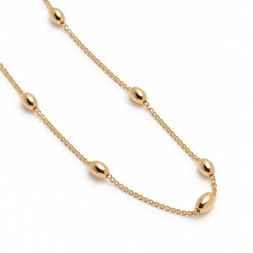COLAR BOLAS BANHADO A OURO 18K