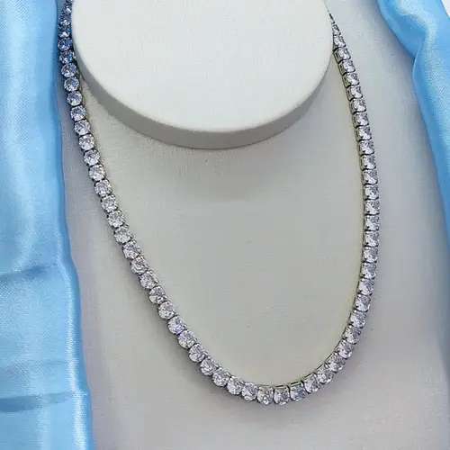 CHOKER CRISTAL ROYALI BANHADO A O.B