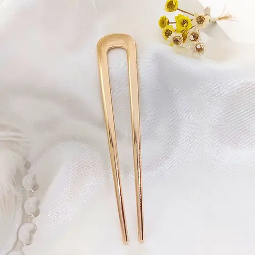 PRESILHA HAIR PIN ELEGANCE BANHADA OURO 18K