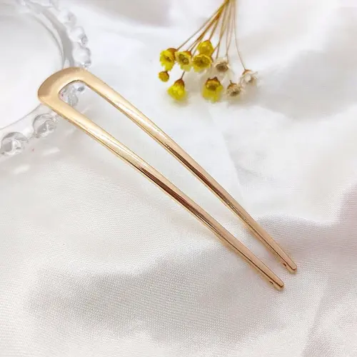PRESILHA HAIR PIN ELEGANCE BANHADA OURO 18K