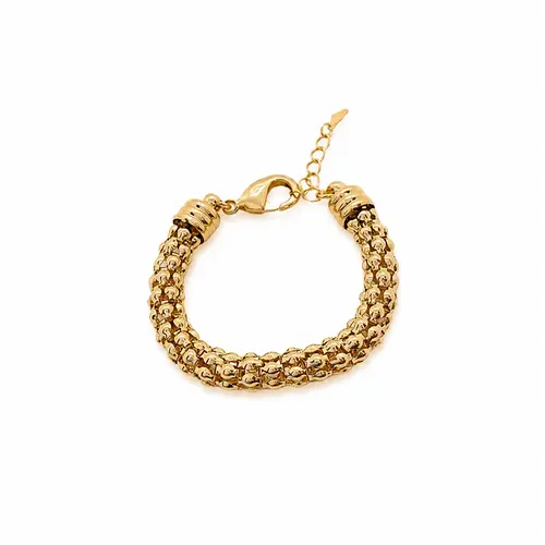 PULSEIRA IMPACTO BANHADA A OURO 18K