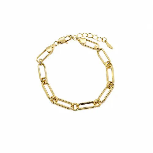 PULSEIRA ELOS ELEGANCE BANHADA A OURO 18K