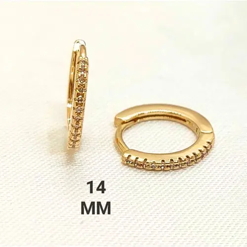 Brinco Argola Brisa Banhado a Ouro 18K