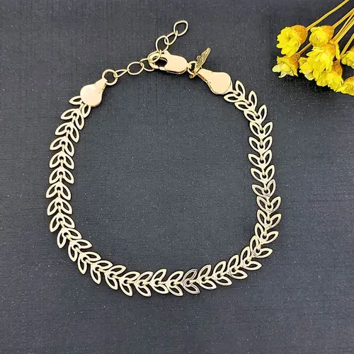 PULSEIRA ESCAMA BANHADA OURO 18K