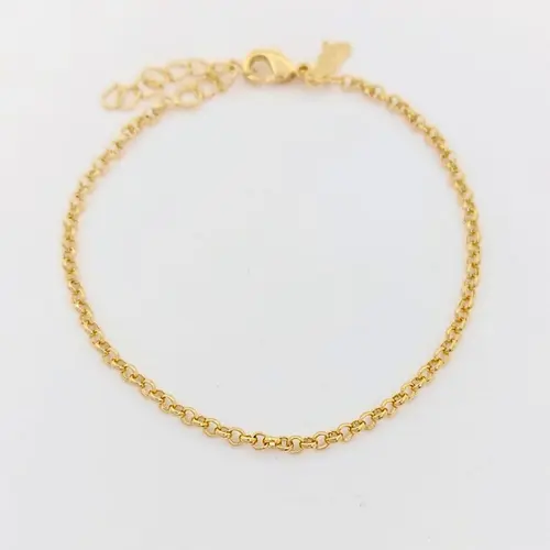 PULSEIRA BELEZZA BANHADA A OURO 18K