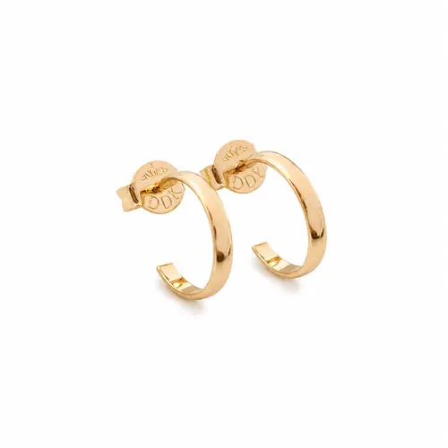 ARGOLA CLASSIC CURVE GOLD M BANHADA A OURO 18K