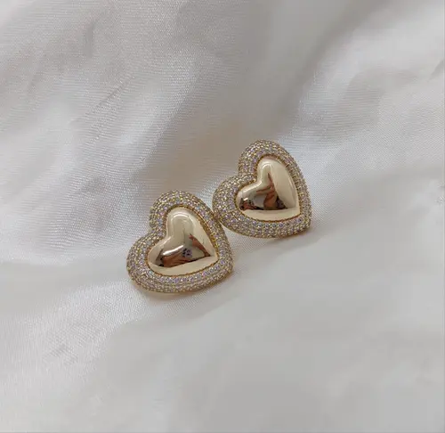 BRINCO CORAÇÃO IMPERIAL BANHADO A OURO 18K