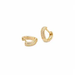 ARGOLA ESSENCE BANHADA A OURO 18K