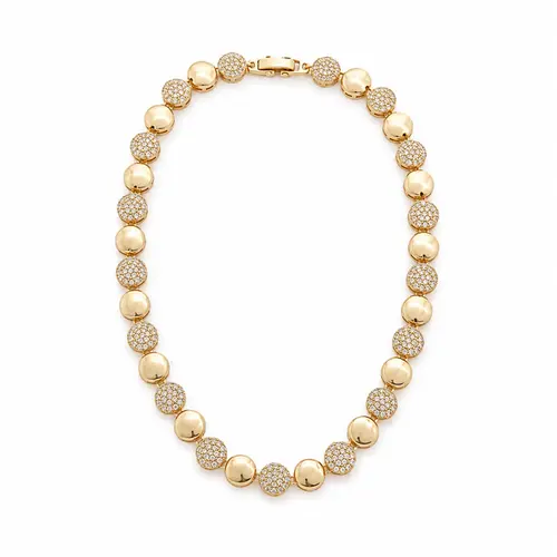 CHOKER ESFERAS BANHADA A OURO 18K