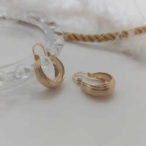 ARGOLA ALLURE BANHADA A OURO 18K