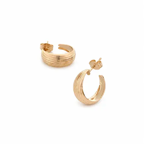 ARGOLA SANTORINI BANHADA A OURO 18K