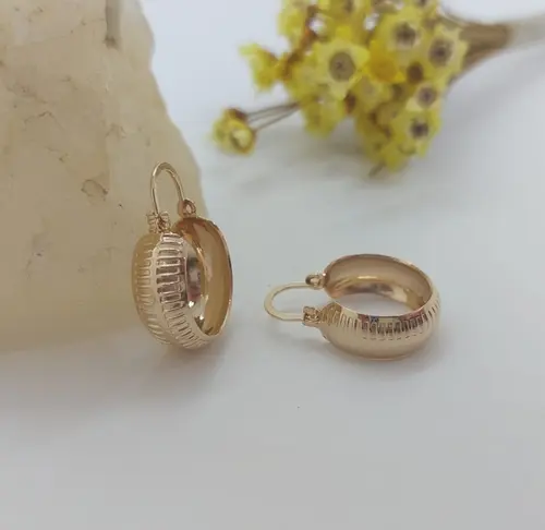 ARGOLA ALLURE BANHADA A OURO 18K