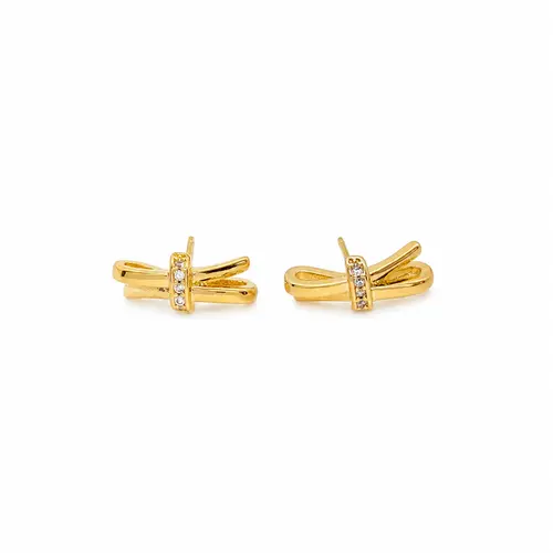 BRINCO LAÇO BANHADO A OURO 18K