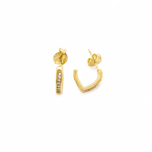 BRINCO ARGOLA ELEGANCE BANHADO A OURO 18K