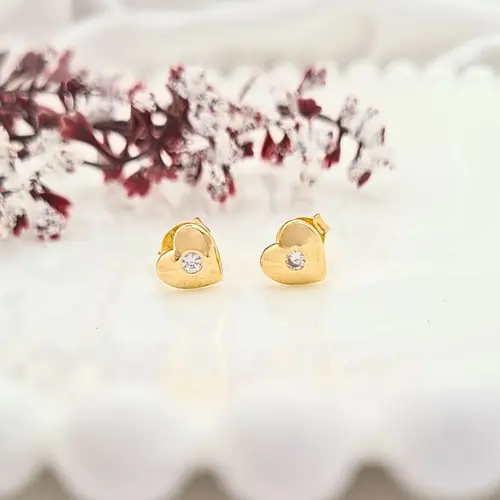 BRINCO AMOR ESSENCIAL BANHADA A OURO 18K