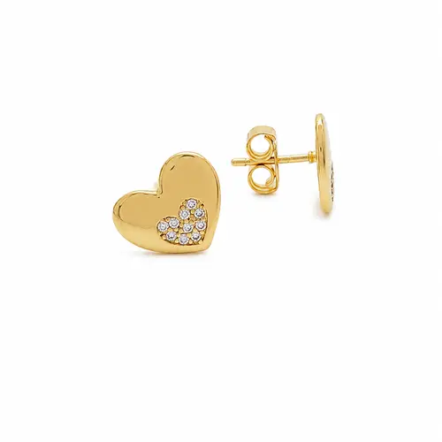 BRINCO CORAÇÃO LUMINA BANHADA A OURO 18K