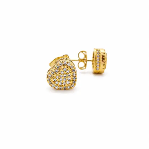BRINCO DOCE ROMANCE BANHADO A OURO 18K