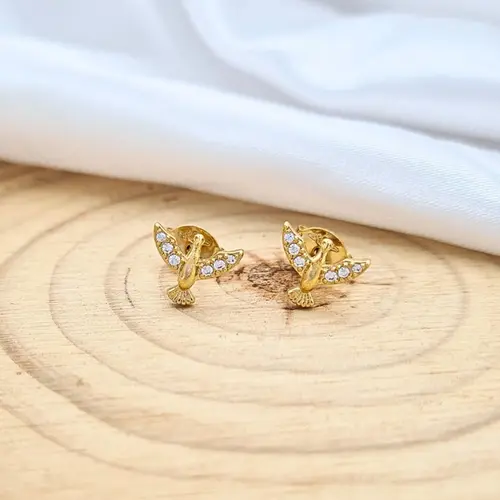 BRINCO ESPÍRITO DOURADO BANHADO A OURO 18K