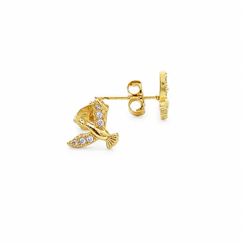 BRINCO ESPÍRITO DOURADO BANHADO A OURO 18K