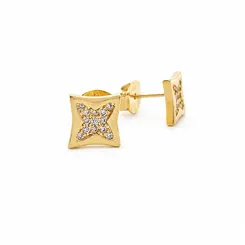 BRINCO ENCANTO ESTRELAR BANHADO A OURO 18K