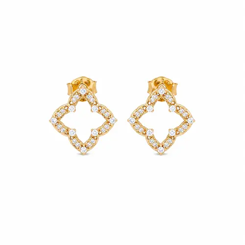 BRINCO CLOVER SHINE BANHADO A OURO 18K