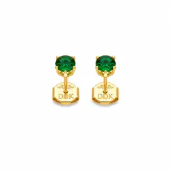 BRINCO EMERALD SHINE BANHADO A OURO 18K