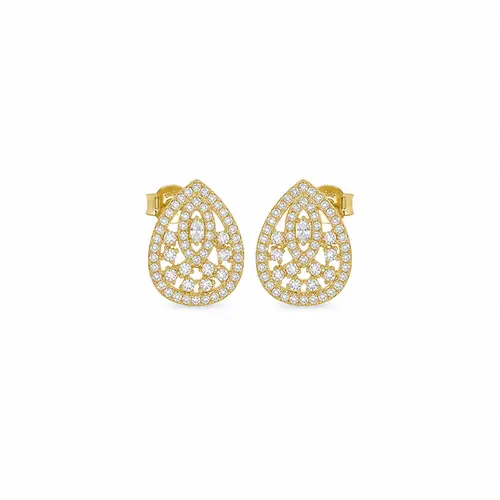 BRINCO GOTA IMPERIAL BANHADA A OURO 18K