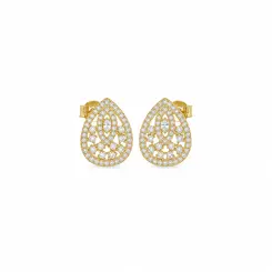 BRINCO GOTA IMPERIAL BANHADA A OURO 18K