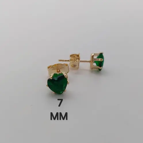 BRINCO HEART SHINE BANHADO A OURO 18K