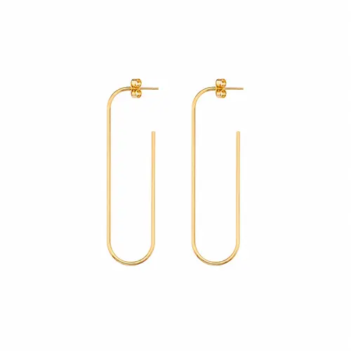 BRINCO MINIMAL LINE BANHADO A OURO 18K