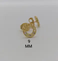BRINCO ELEGANCE LEAF BANHADO A OURO 18K
