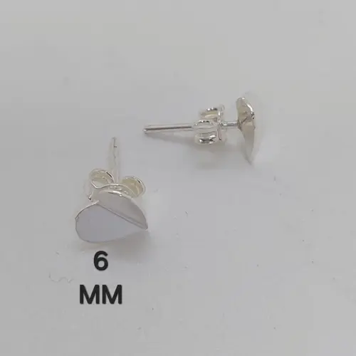 BRINCO CORAÇÃO PURE WHITE BANHADA A PRATA925