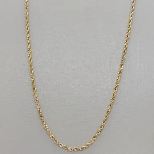 COLAR CORDINHA BANHADO A OURO 18K