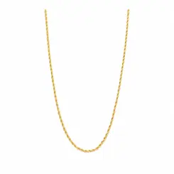COLAR CORDINHA BANHADO A OURO 18K