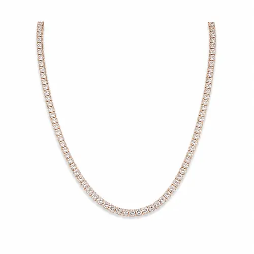 CHOKER RIVIERA ROSÉ BANHADA A OURO 18K